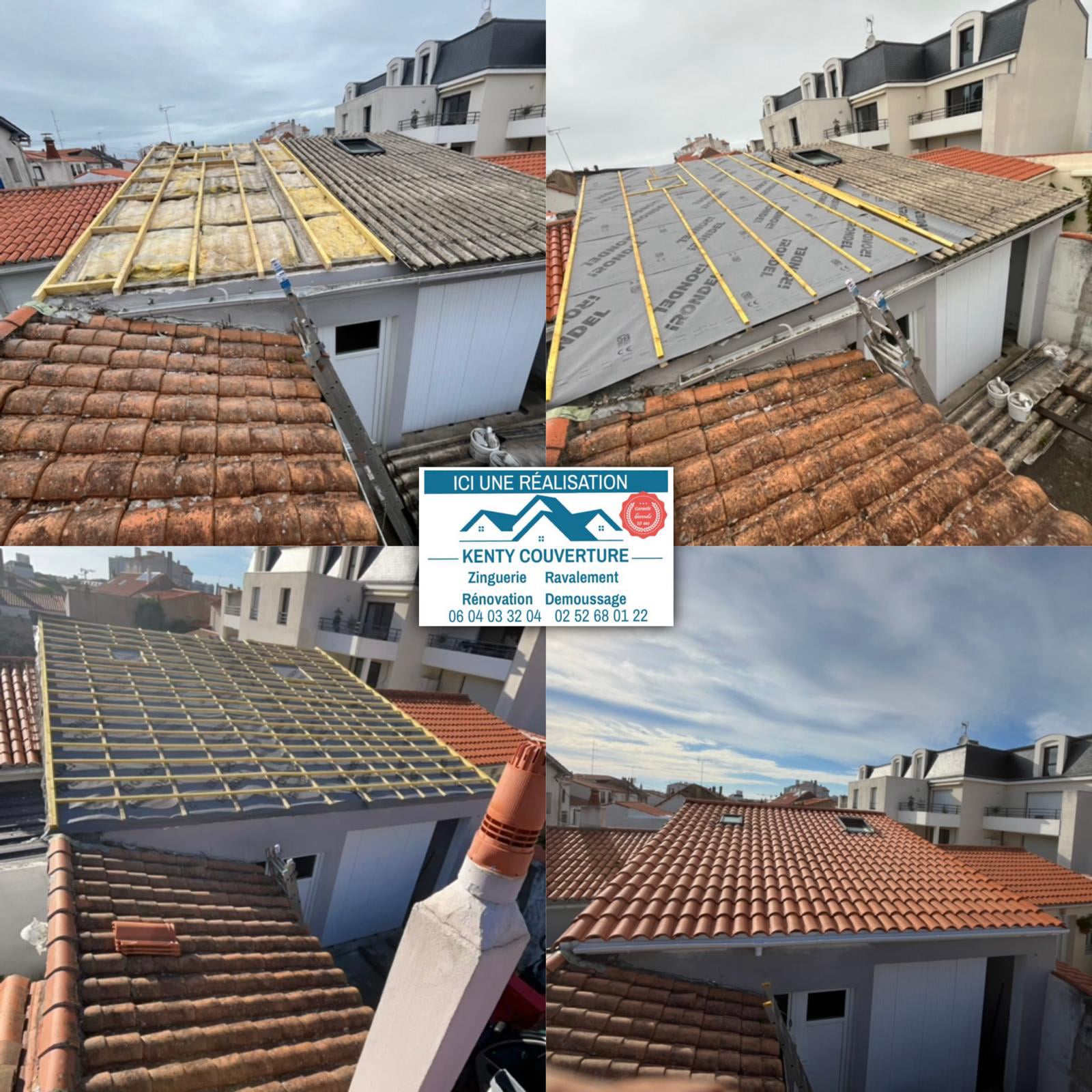 Nettoyage de toitures